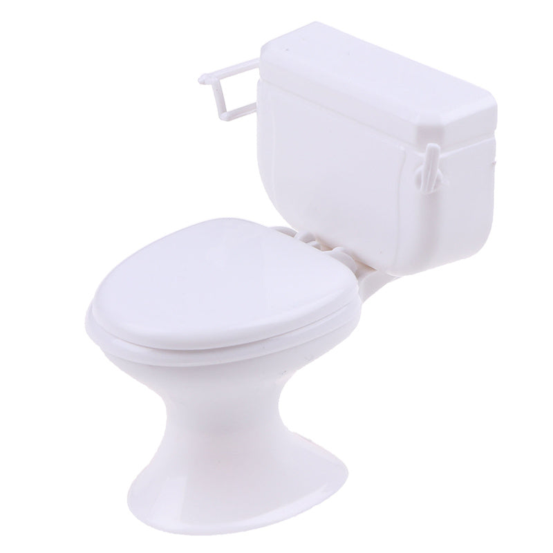 Dollhouse furniture dolls toilet for doll house bathroom