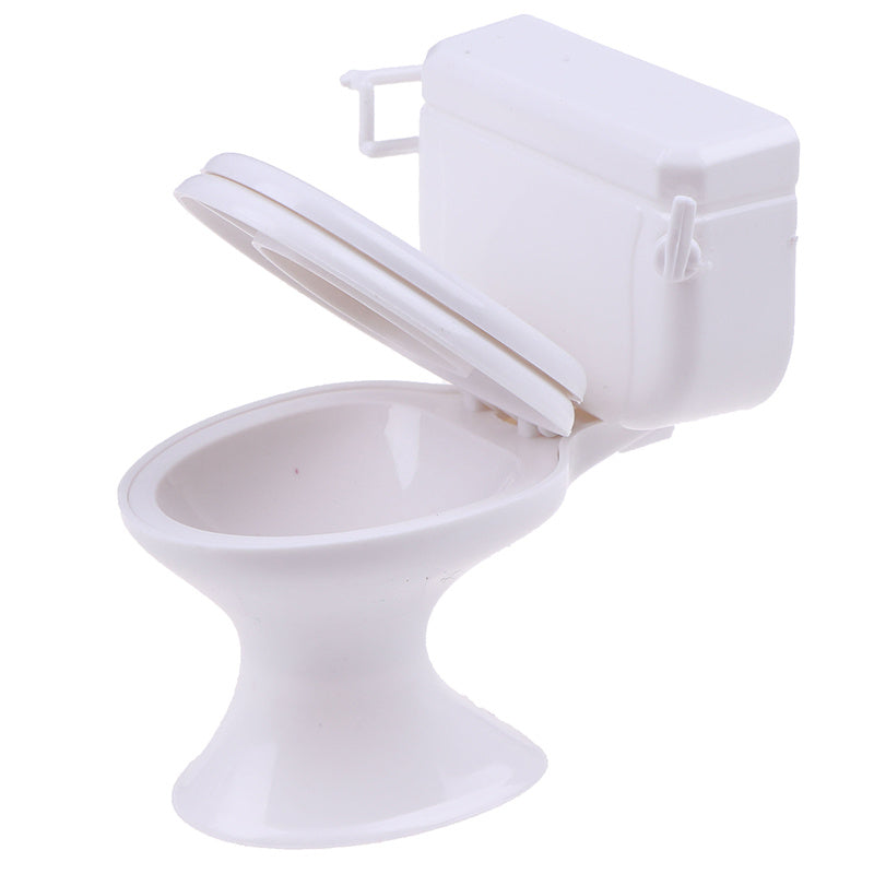 Dollhouse furniture dolls toilet for doll house bathroom