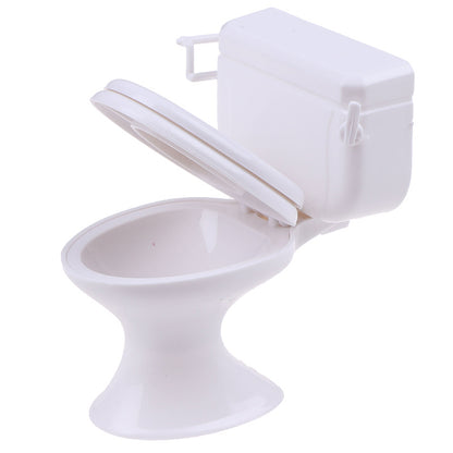 Dollhouse furniture dolls toilet for doll house bathroom