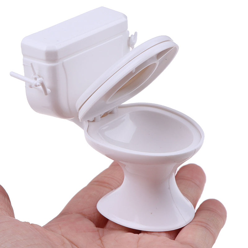 Dollhouse furniture dolls toilet for doll house bathroom